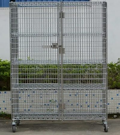 Chrome Wire Security Cage 24Wx60Lx69H - Image 2
