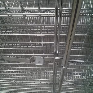 Chrome Wire Shelving Cage - Image 3