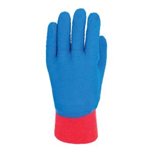Polyco Blue Grip Full Crinkle Latex Coated Glove - 840 - Image 2