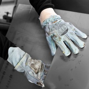Polyco Granite 5 Delta Split Leather Glove with Kevlar® Liner - 893 - Image 4