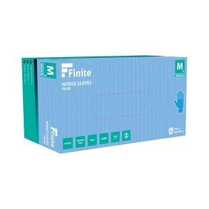 Finite PF Blue Nitrile Powder Free Disposable Glove - FN100 - Image 2