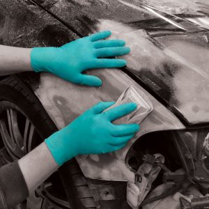 Finite Green Nitrile Powder Free Disposable Glove - FNG100 - Image 4
