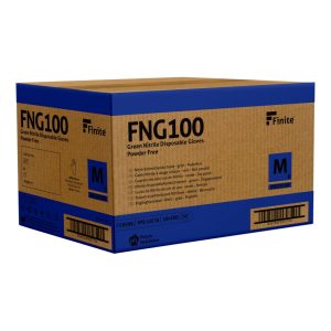 Finite Green Nitrile Powder Free Disposable Glove - FNG100 - Image 3