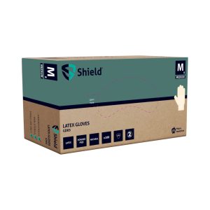 Shield GD05 Natural Latex Powder Free Disposable Glove - GD05 - Image 2