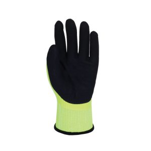 Polyco Grip It Oil C5 High Visibility Cut Resistant Glove with Dual Nitrile Coating - GIOK - Image 3