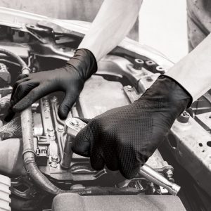 Finite Black Nitrile Powder Free Disposable Glove - GL100 - Image 4