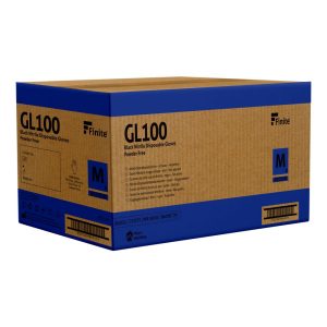 Finite Black Nitrile Powder Free Disposable Glove - GL100 - Image 3