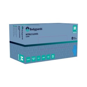 Bodyguards GL890 Blue Nitrile Powder Free Examination Glove - GL890 - Image 2