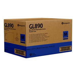 Bodyguards GL890 Blue Nitrile Powder Free Examination Glove - GL890 - Image 3