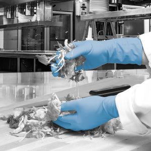 Bodyguards GL891 Blue Long Cuff Powder Free Examination Glove - GL891 - Image 4