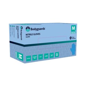 Bodyguards GL895 Blue Nitrile Powder Free Disposable Glove - GL895 - Image 2