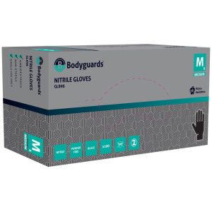 Bodyguards GL896 Black Nitrile Powder Free Disposable Glove - GL896 - Image 2