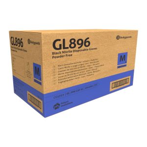 Bodyguards GL896 Black Nitrile Powder Free Disposable Glove - GL896 - Image 3