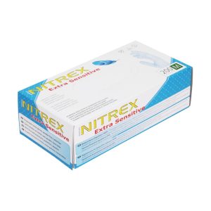 Nitrex Extra Sensitive Blue Nitrile Powder Free Gloves - GN01 - Image 2