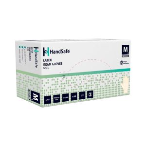 HandSafe GN31 Natural Latex Powder Free Examination Glove - GN31 - Image 2
