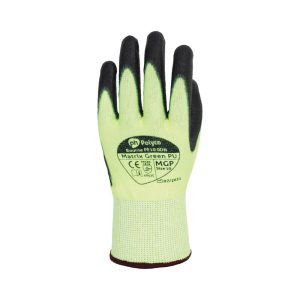 Polyco Matrix Green PU Cut Resistant PU Palm Coated Glove - MGP - Image 2