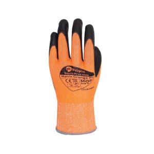 Polyco Matrix Orange PU Cut Resistant PU Palm Coated Glove - MOP - Image 2