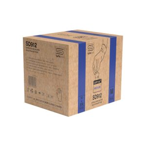 SafeDon SD912 Blue Nitrile Powder Free Exam Gloves - SD912 - Image 3