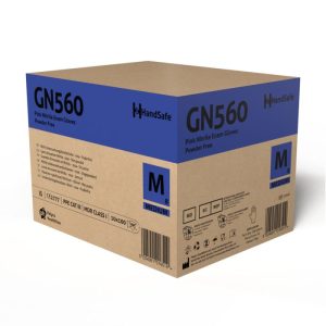 HandSafe GN560 Pink Nitrile Powder Free Examination Glove - GN560 - Image 3