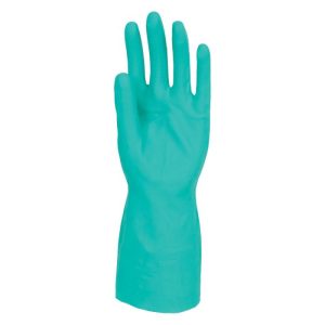 Polyco Pura Green Nitrile Flocklined Glove - 37N - Image 3