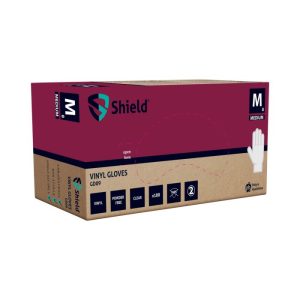 Shield GD09 Clear Vinyl Powder Free Disposable Glove - GD09 - Image 3