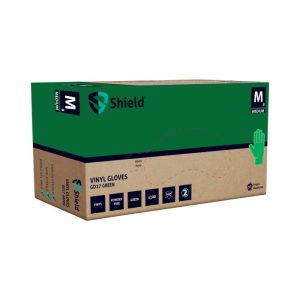 Shield GD17 Green/Red/Yellow Vinyl Powder Free Disposable Glove - GD17 - Image 5