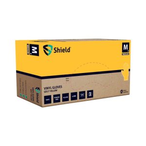 Shield GD17 Green/Red/Yellow Vinyl Powder Free Disposable Glove - GD17 - Image 7