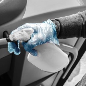 Shield GD51 Blue Smooth Polythene Disposable Glove - GD51 - Image 4