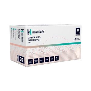 HandSafe GN63 Cream Stretch Vinyl Powder Free Examination Glove - GN63 - Image 2