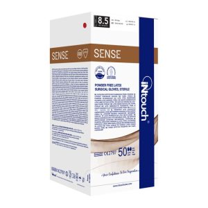 iNtouch Sense Latex Powder Free Sterile Surgical Gloves - INTW09 - Image 2