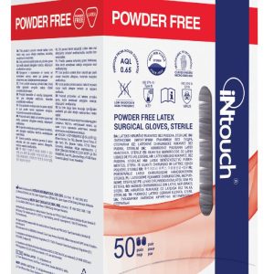 iNtouch Latex Micro Textured Sterile Surgical Gloves - INTW10 - Image 2
