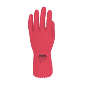 Polyco Optima Red 30cm Mediumweight Natural Rubber Flock Lined Glove - 13R - Image 6