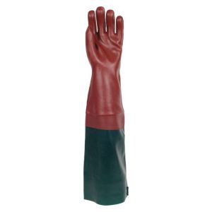 Polyco Long John PVC Coated Gauntlet with Integral PVC Sleeve - Image 2