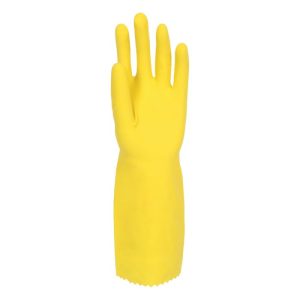 Polyco Deep Sink Extra Long Natural Rubber Flock Lined Glove - Image 2