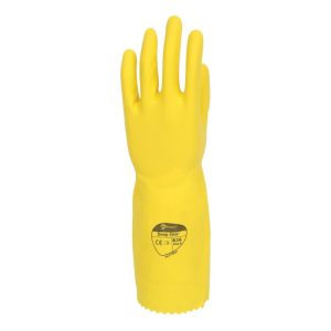 Polyco Deep Sink Extra Long Natural Rubber Flock Lined Glove - Image 5