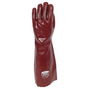 Polyco Polychem (45cm) Heavyweight Red PVC Chemical Resistant Gauntlet - Image 5