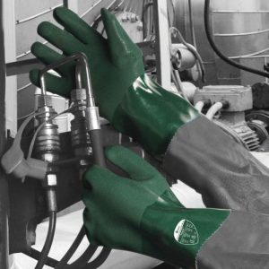 Polyco Polysol (35cm) Green PVC Glove - Image 3