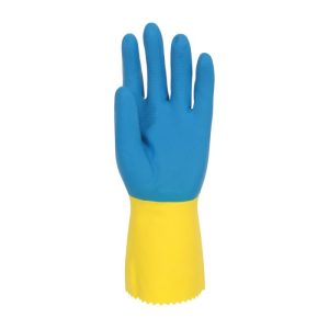 Polyco Duo Plus™ 60 Double Dipped Latex Flock Lined Glove (0.6mm, 33cm) - RU560 - Image 2