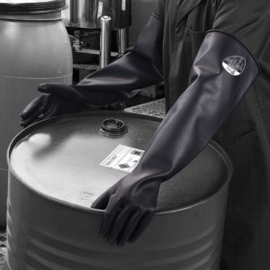 Polyco Chemprotec Heavyweight 66cm Unlined Natural Rubber Glove - Image 3