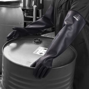 Polyco Chemprotec Mediumweight 60cm Unlined Natural Rubber Glove - SC107 - Image 3