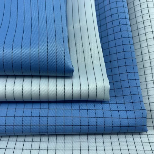 110GSM Anti Static Polyester Carbon ESD Clothing Material Singapore