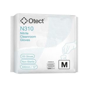 Otect N310 White 300mm Nitrile Cleanroom Gloves - N310 - Image 4