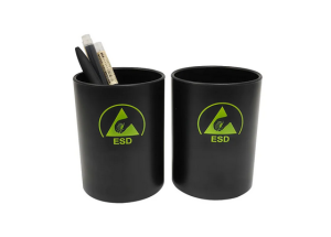 Black ESD Antistatic Plastic Pen Holder ESD Desk Organizer For Cleanroom Purification Workshop - Image 1