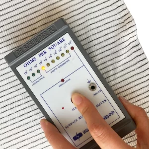 Breathable ESD Fabric 86% Polyester 9.5% Carbon Fiber 4.5% Spandex - Image 3