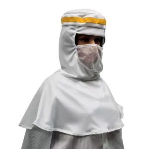 Sub Microfiber Knitted Cleanroom Shawl Cap Dust Free - Image 2