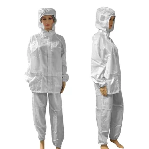 5mm Stripe Hooded ESD Antistatic Split Suit Safety Working - Image 2