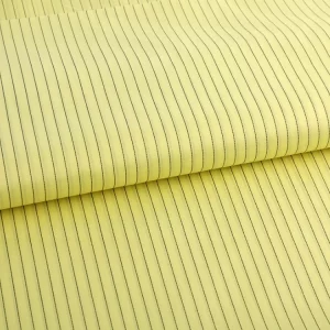 Cleanroom 5mm Stripe ESD Anti-Static Coverall With Hood Velcro Open Front - Image 1