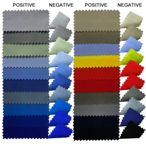 Grey 10mm Stripe Heavyweight ESD Polyester Cotton Fabric 65% Polyester 1% Carbon Fiber - Image 2