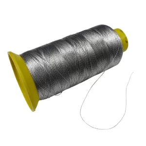Grey Conductive Sewing Thread For Static Control Garments And Shoes - Image 3