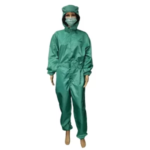 5mm Gird Washable ESD Anti-Static Bunny Suit For Cleanroom Workwear - Image 3